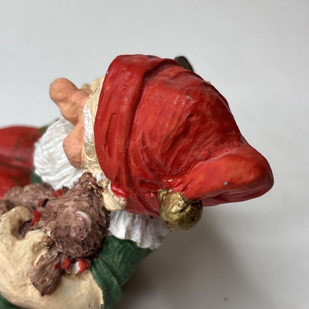 Christmas Elf Toymaker Figurine Teddy Bear ABC Block Rifle 5” Holiday Decor - Picture 14 of 16